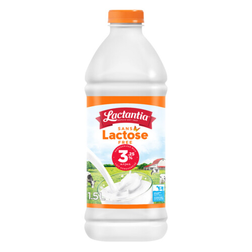 Lactantia Lactose-Free 3.25% Milk Homogenized 1.5 L