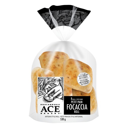 ACE Bakery Focaccia Rolls 530 g