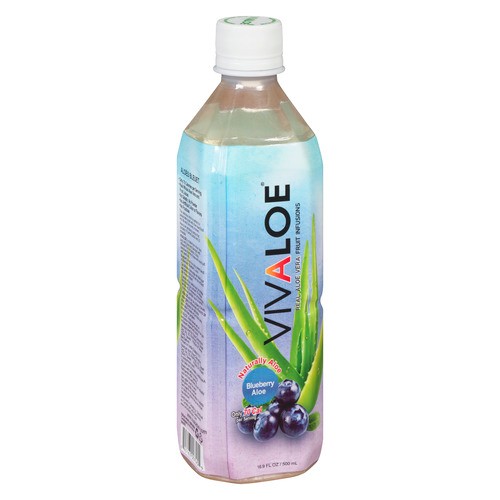 Vivaloe Real Drink Blueberry Aloe 500 ml (bottle)