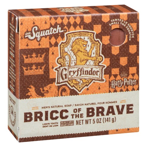 Dr. Squatch Men's Natural Soap Harry Potter Bricc Of The Brave 141 g