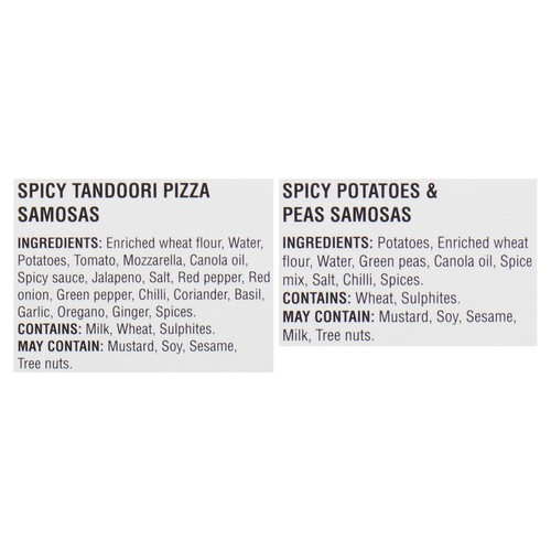 Brar's Frozen Samosas Superfan Gametime Spicy Tandoori Pizza 630 g