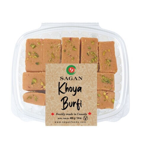 Sagan Foods Pista Khoya Burfi Sweet 400 g