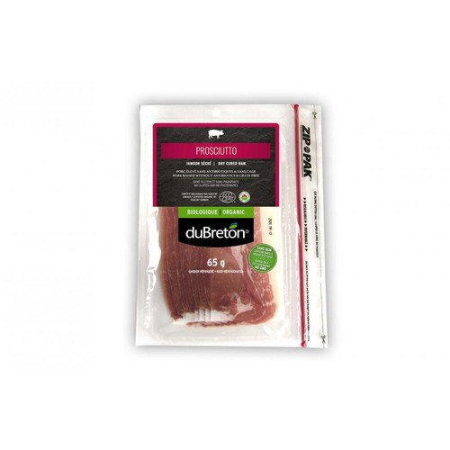 DuBreton Organic Dry Ham Cured Prosciutto 65 g