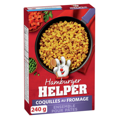 Betty Crocker Pasta kit Hamburger Helper Cheesy Shells 240 g