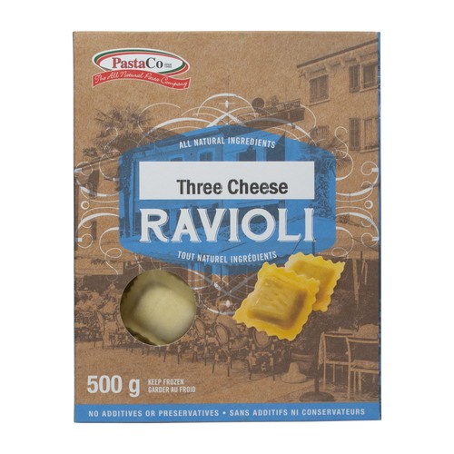 PastaCo Cheese Ravioli 500 g (frozen)