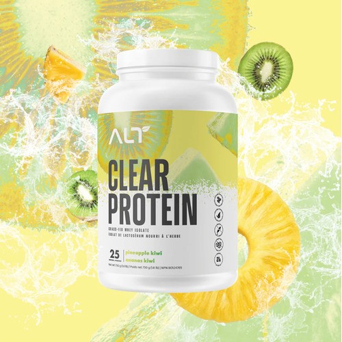 ALT Clear Protein Grass-Fed Whey Isolate Pineapple Kiwi 730 g