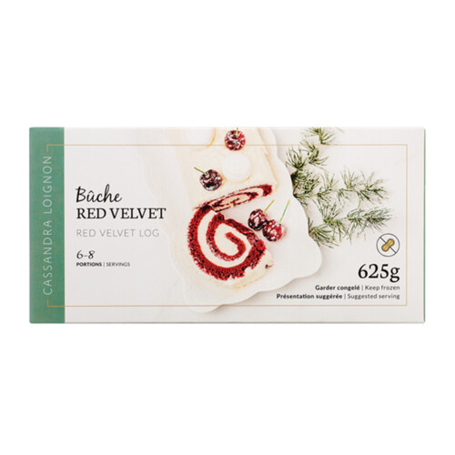 Cassandra Loignon Red Velvet Log 625 g