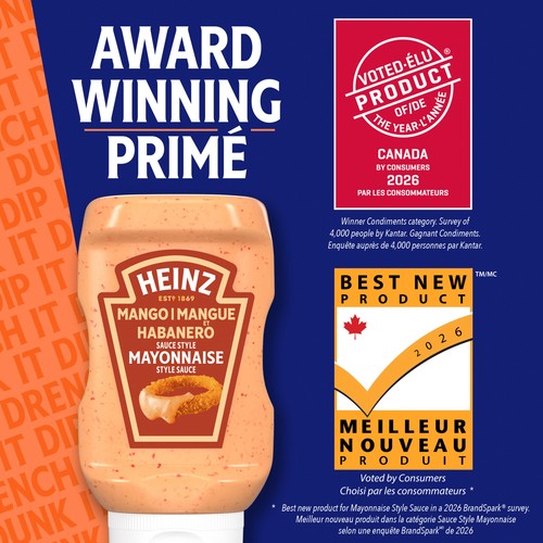 Heinz Mayonnaise Style Sauce Mango Habanero 340 ml