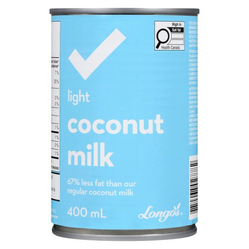 Longo's Coconut Milk Light 400 ml