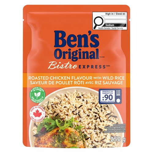 Ben's Original Bistro Express Long Grain Rice & Roasted Chicken 250 g
