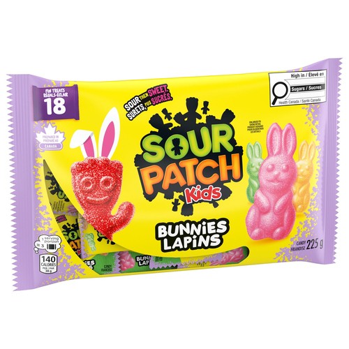 Maynards Sour Patch Kids Bunnies Candy For Easter 225 g