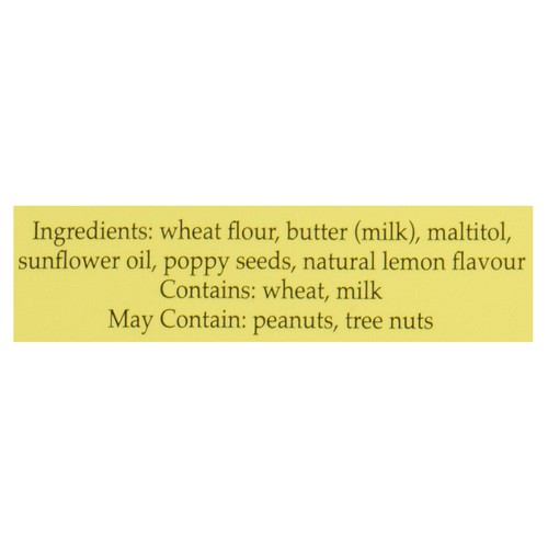 Bliss Gourmet Sugar-Free Cookies Lemon Poppy Seed 165 g