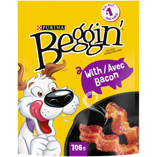 Purina Beggin' Dog Treats With Bacon 708 g