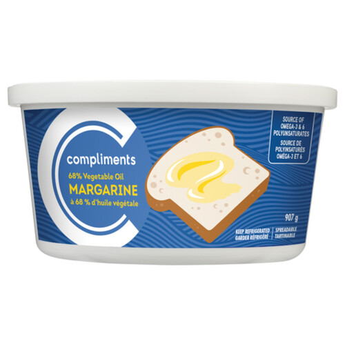 Compliments 68% Vegetable Oil Margarine 907 g