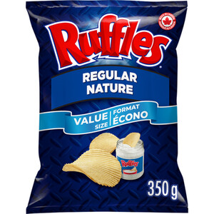 Ruffles Potato Chips Regular 350 g