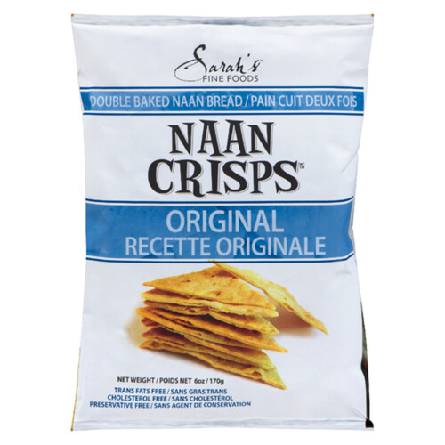 Sarah's Fine Foods Naan Crisps Original 170 g