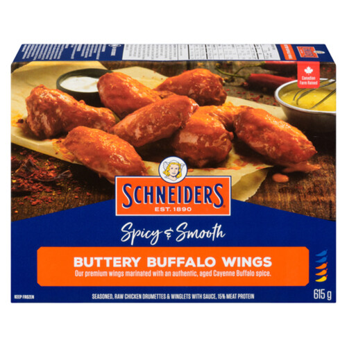 Schneiders Chicken Wings Buttery Buffalo 615 g