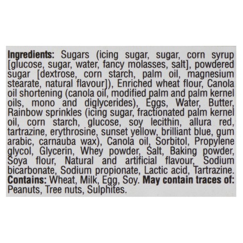 Quinn's Bakery Swiss Rolls Birthday Cake 402 g (Frozen)