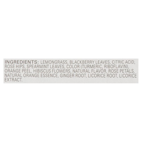 Tazo Herbal Tea Wild Sweet Orange 24 Tea Bags