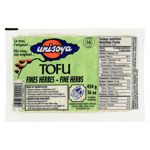 Tofu Fine Herbs 454 g