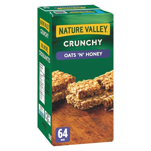 Nature Valley Granola Bars Whole Grains Oats & Honey 64 Bars 1.47 kg