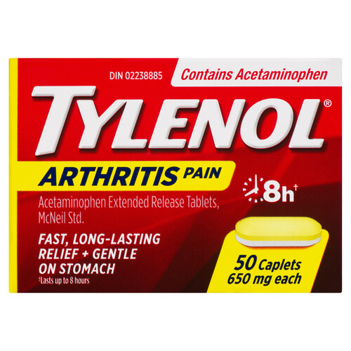 Tylenol Arthritis Pain 650 mg Caplets 50 Count