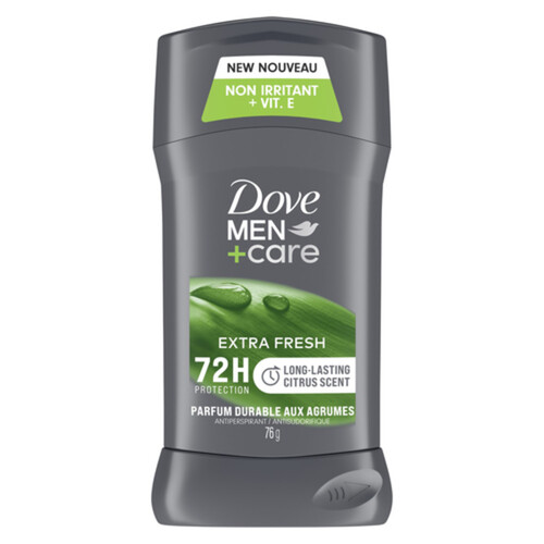 Dove Men+Care Antiperspirant Stick Extra Fresh For 72H Sweat & Odour Protection 76 g