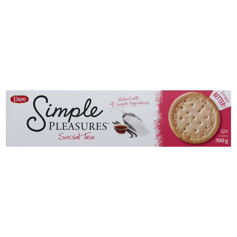 Dare Simple Pleasures Cookies Social Tea 300 g Voilà Online Groceries