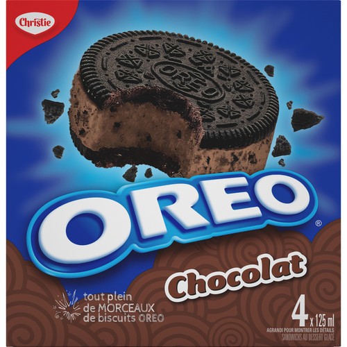 Oreo Frozen Dessert Chocolate 4 x 125 ml