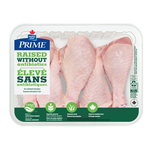 Prime Chicken Drumsticks Raised Without Antibiotics 540 g