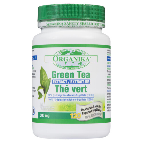 Organika Health Products 300mg Green Tea Extract 120 EA