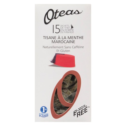 Oteas Gluten-Free Tea Moroccan Mint 15 Tea Bags