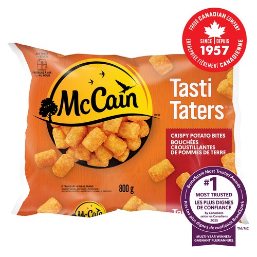 McCain Frozen Tasti Taters Crispy Potato Bites 800 g