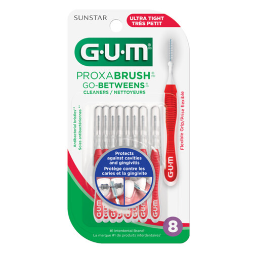 GUM Proxabrush Dental Floss Go-Betweens Ultra Tight 8 Count