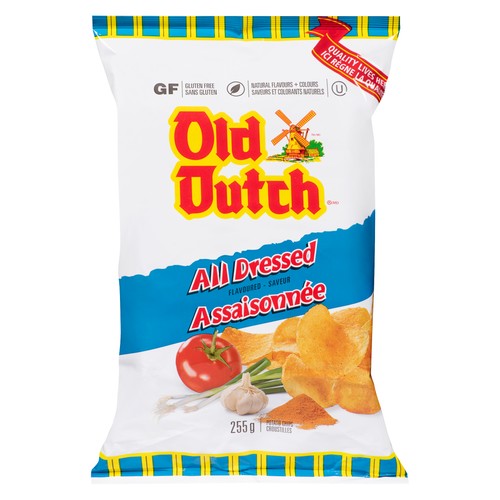 Old Dutch Gluten-Free Potato Chips All Dressed 255 g