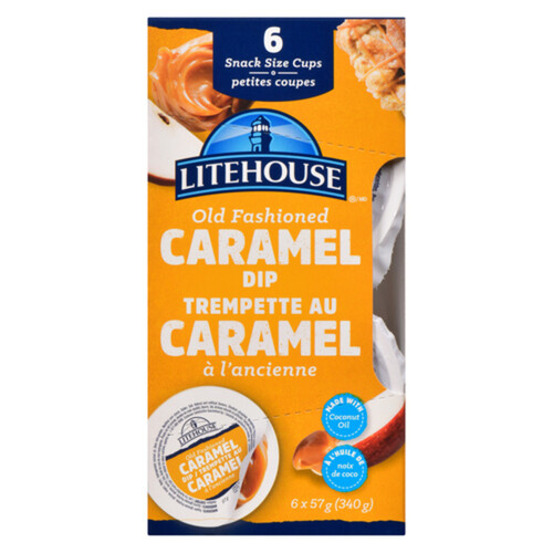 Litehouse Old Fashioned Dips Caramel 6 x 57 g