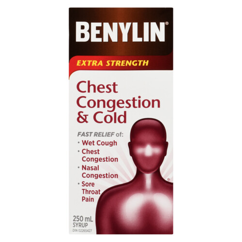 Benylin Cough Syrup Extra Strength 250 ml