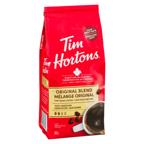 Tim Hortons Ground Coffee Fine Grind Original 300 g