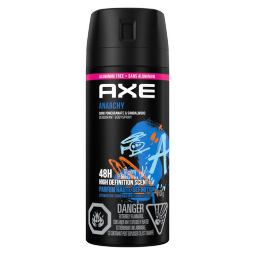 Axe Deodorant Bodyspray Anarchy Dark Pomegranate & Sandalwood 113 g