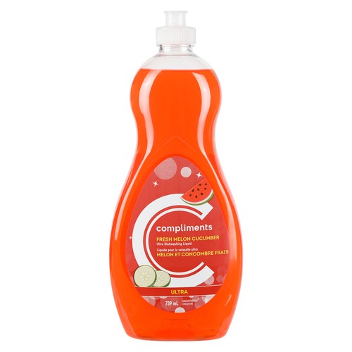 Compliments Dish Liquid Ultra Melon Cucumber 739 ml