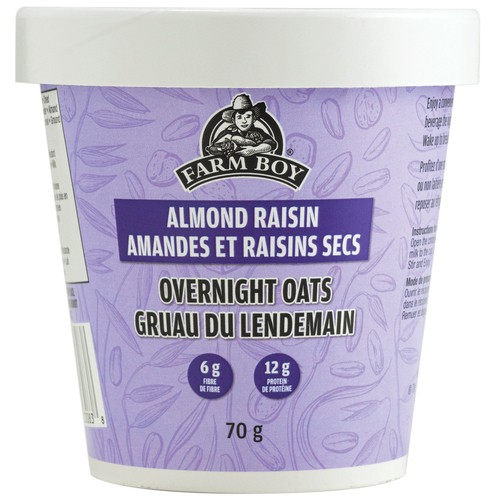 Farm Boy Overnight Oats Almond Raisin 70 g