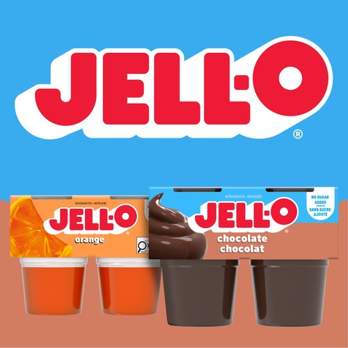 Jell-O Sugar-Free Pudding Snacks Chocolate 424 g