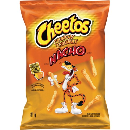 Cheetos Crunchy Cheese Flavoured Snacks Nacho 81 g