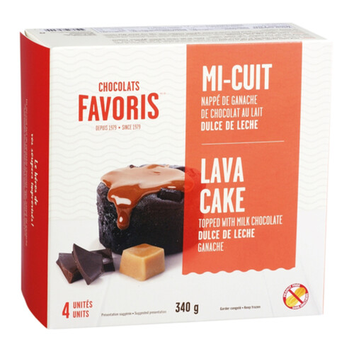 Chocolats Favoris Lava Cake Dulce Del Leche 340 g