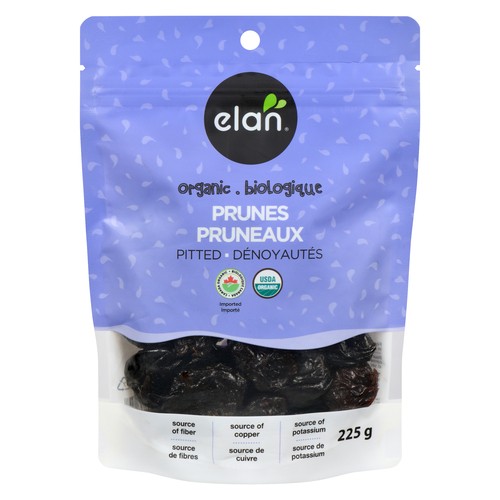 Elan Organic Pitted Prunes 225 g