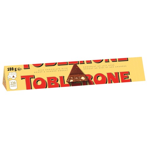 Toblerone Nougat Bar Milk Chocolate With Honey And Almond 100 g