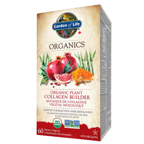 Garden Of Life Organics Plant Collagen Builder Tablets 60 Count