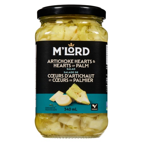 M'Lord Marinated Vegetable Artichoke & Heart Palm Salad 340 ml
