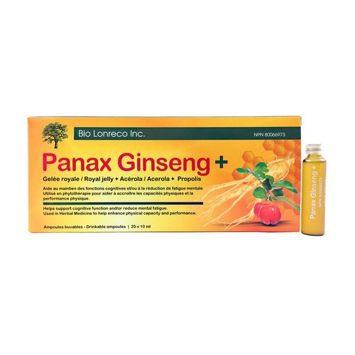 Bio Lonreco Panax Ginseng Ampule 20 Count