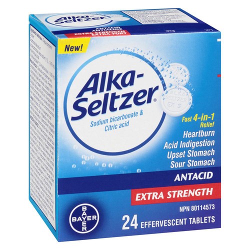 Alka Seltzer Extra Strength Tablets 24 Count